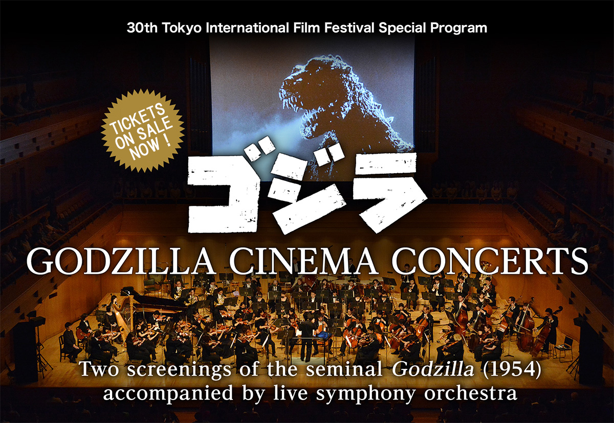 Two screenings of the seminal Godzilla (1954) accompanied by live symphony orchestra